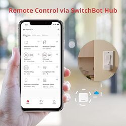 SwitchbotVoice Or AppControlled Device  Black SWITCHBOTS1